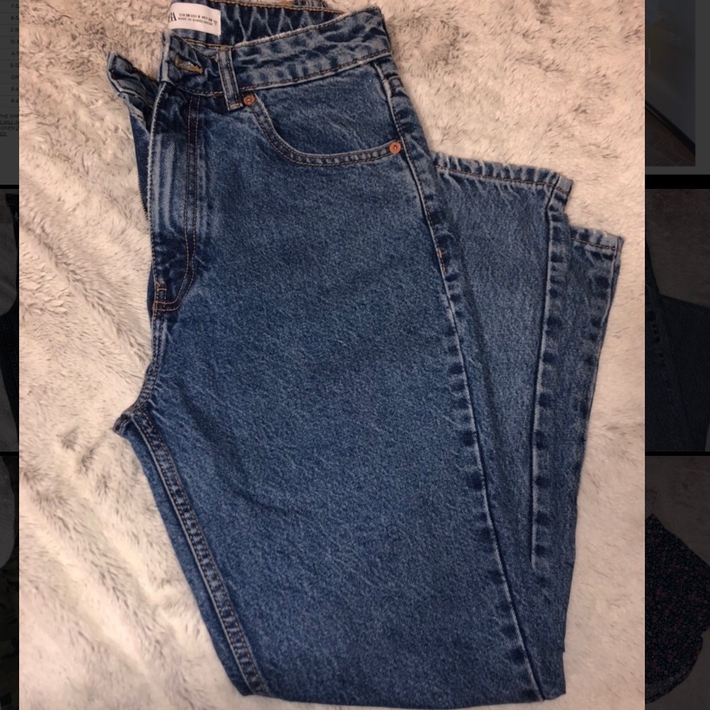 Zara mom jeans